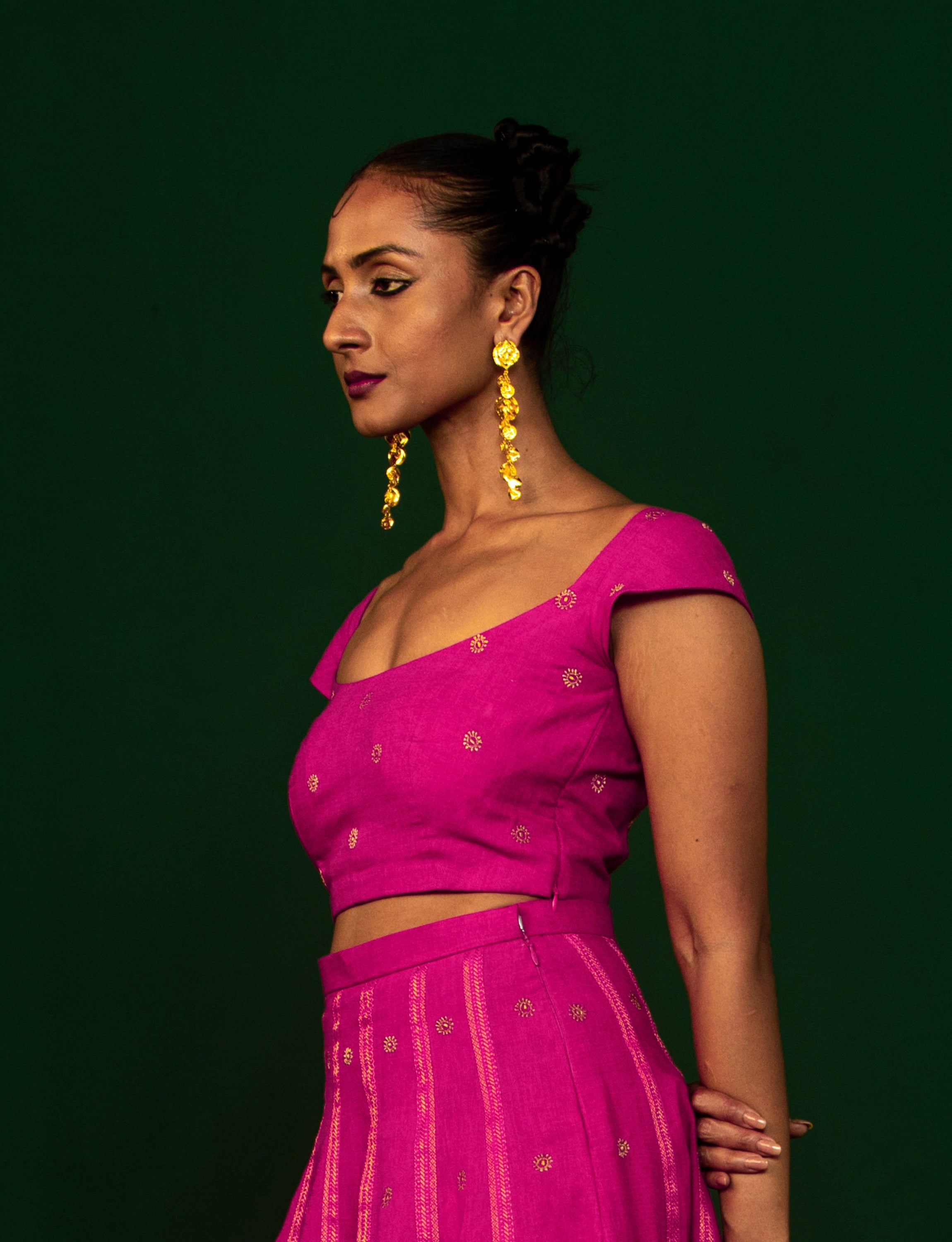 Scarlet Pink Blouse